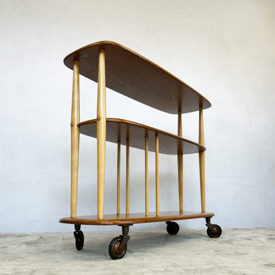 Mid Century Baby Giraffe Trolley Bookcase ‘Model 361’ by Ercol