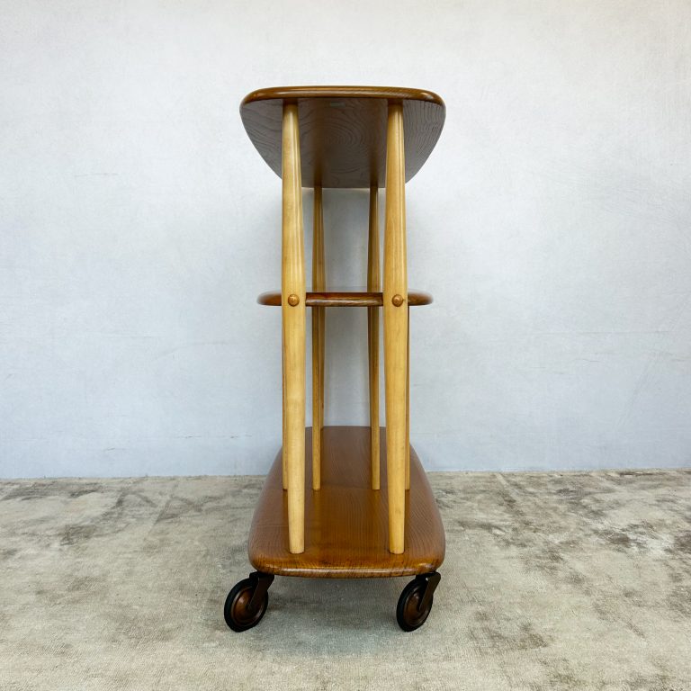 Mid Century Baby Giraffe Trolley Bookcase ‘Model 361’ by Ercol
