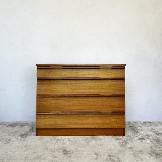 Mid Century 4 Drawer Chest of Drawers by Avalon