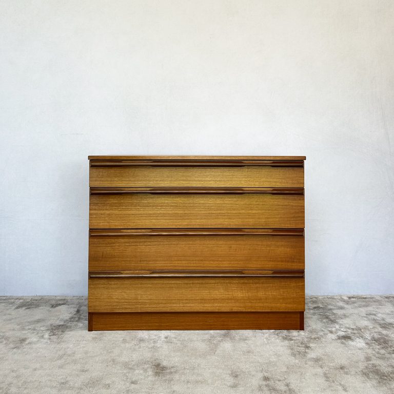 Mid Century 4 Drawer Chest of Drawers by Avalon