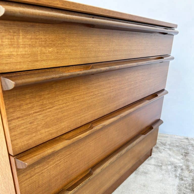 Mid Century 4 Drawer Chest of Drawers by Avalon