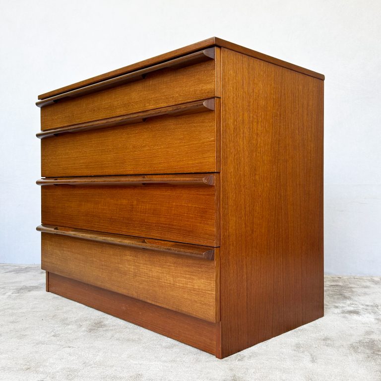 Mid Century 4 Drawer Chest of Drawers by Avalon