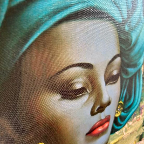 Mid Century Framed 'Balinese Girl' Art Print by Vladimir Tretchikoff