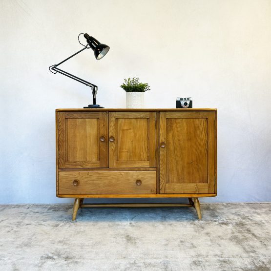 Mid Century Elm 'Model 467' Sideboard By Ercol