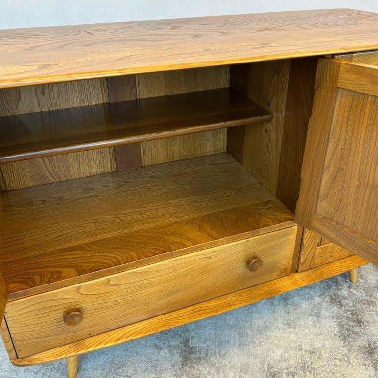 Mid Century Elm 'Model 467' Sideboard By Ercol