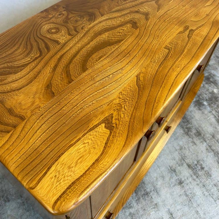 Mid Century Elm 'Model 467' Sideboard By Ercol