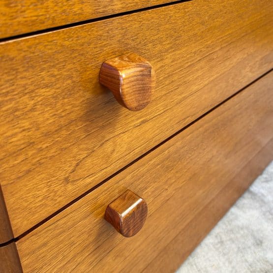 Mid Century Teak Chest of Drawers by Stag c.1970s