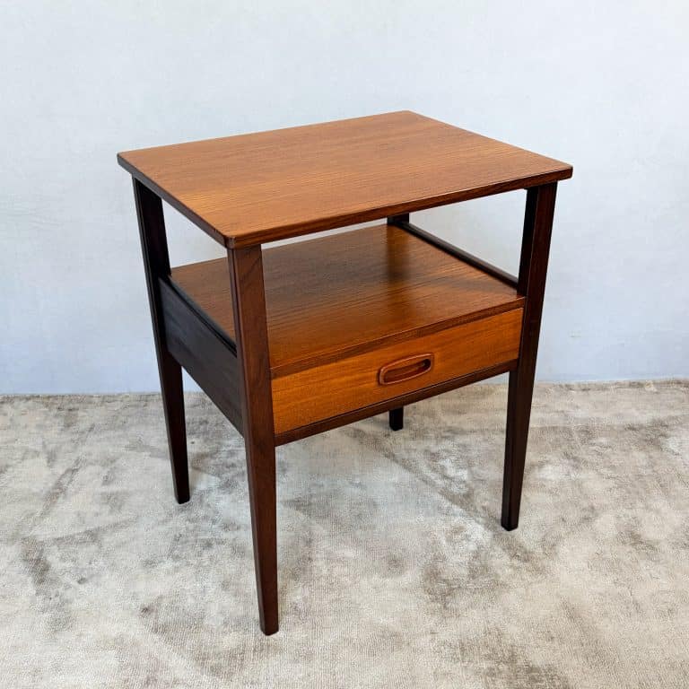 Mid Century Danish Teak Bedside Cabinet