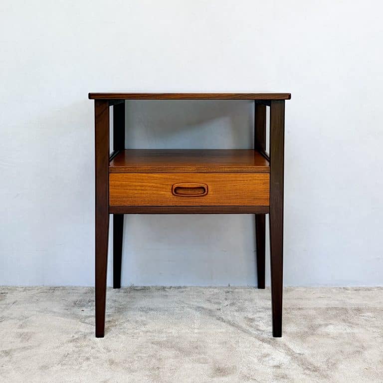 Mid Century Danish Teak Bedside Cabinet