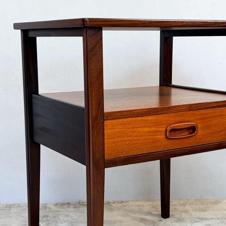 Mid Century Danish Teak Bedside Cabinet