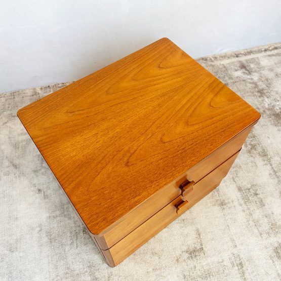 Pair of Mid Century Teak Bedside Cabinets by Stag - Cantata Range c.1970s