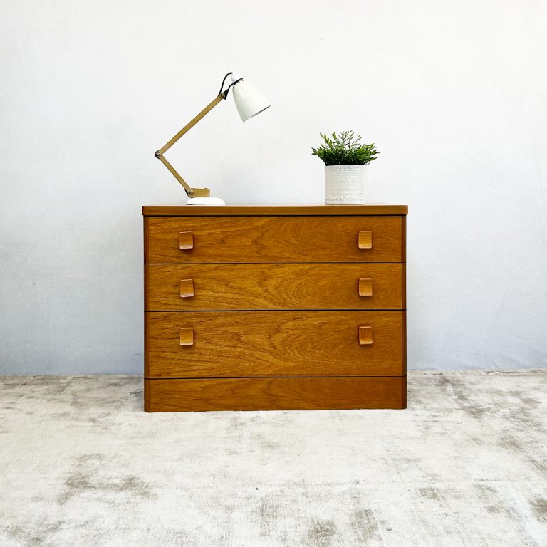 Mid Century Teak Chest of Drawers by Stag c.1970s