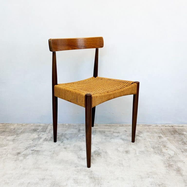 Set of Six Danish Teak Dining Chairs by Arne Hovmand Olsen for Mogens Kold