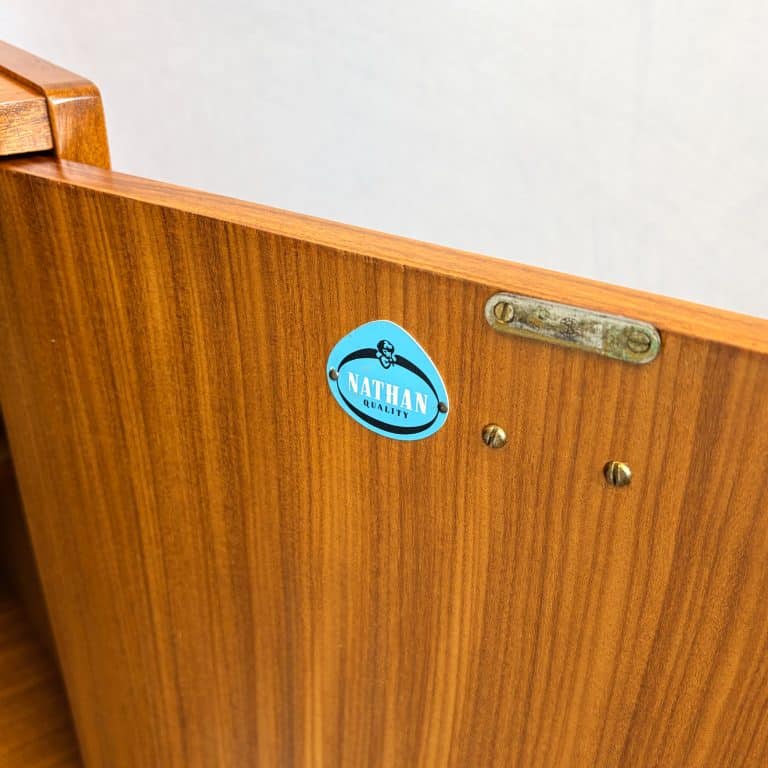 Mid Century Teak Sideboard Cabinet by Nathan Furniture