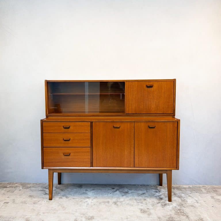 Mid Century Teak Sideboard Cabinet by Nathan Furniture