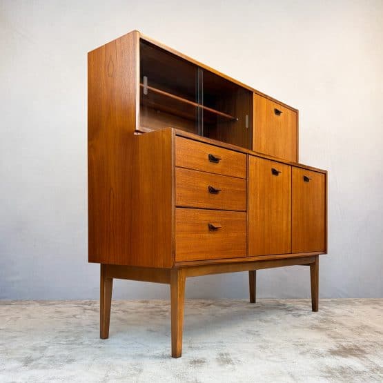 Mid Century Teak Sideboard Cabinet by Nathan Furniture