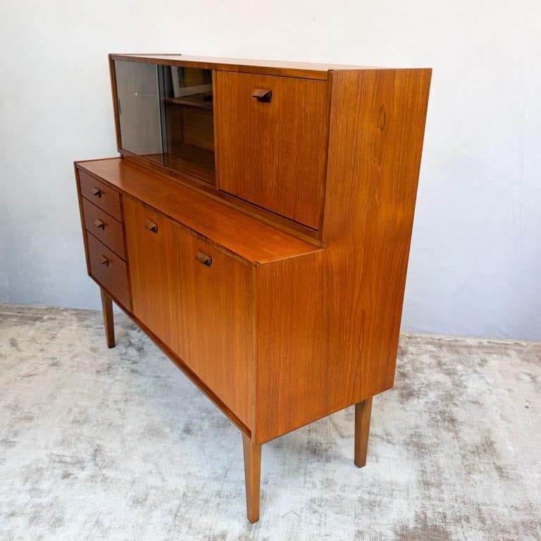 Mid Century Teak Sideboard Cabinet by Nathan Furniture