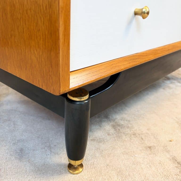 Mid Century China White Chest of Drawers by G Plan