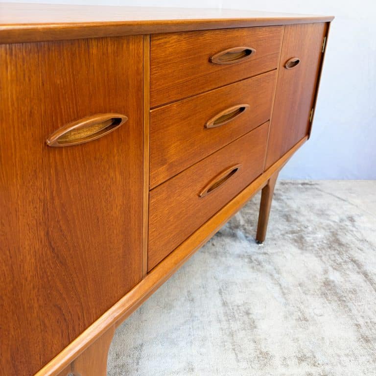Mid Century Teak Compact Sideboard by Jentique