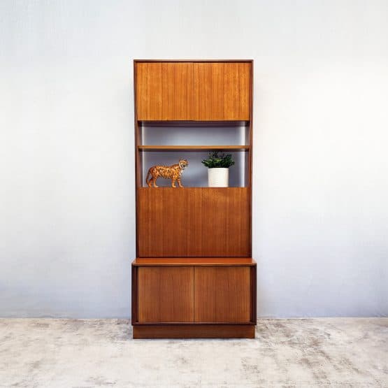 Mid Century ‘Form 5’ Teak Wall Unit by G-Plan