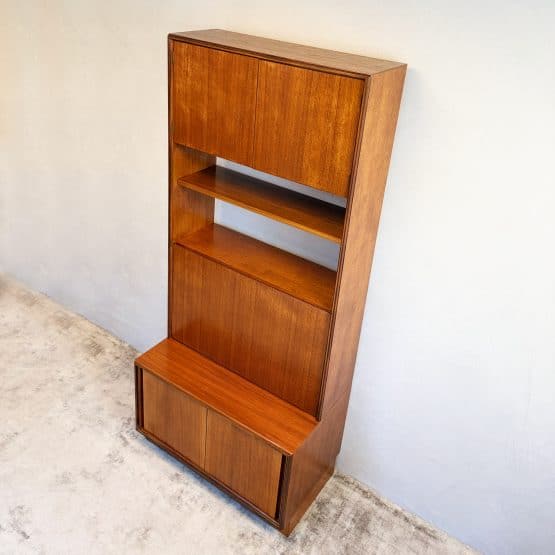 Mid Century ‘Form 5’ Teak Wall Unit by G-Plan