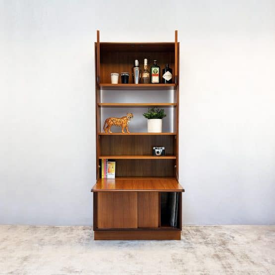 Mid Century ‘Form 5’ Teak Wall Unit by G-Plan