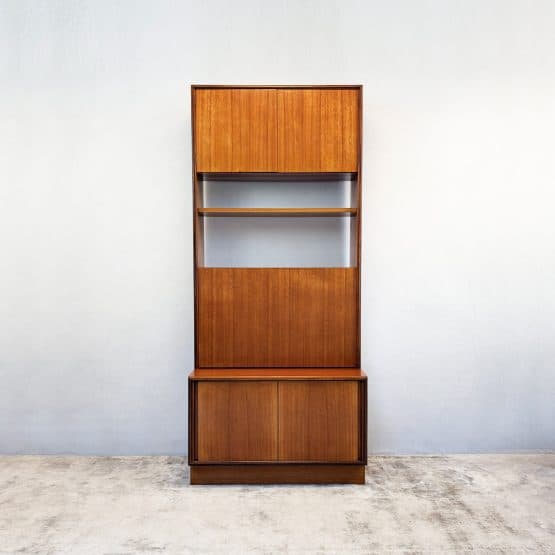 Mid Century ‘Form 5’ Teak Wall Unit by G-Plan