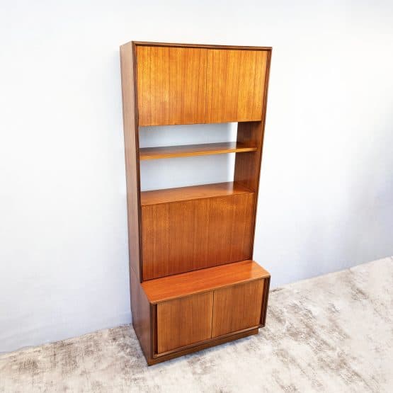 Mid Century ‘Form 5’ Teak Wall Unit by G-Plan