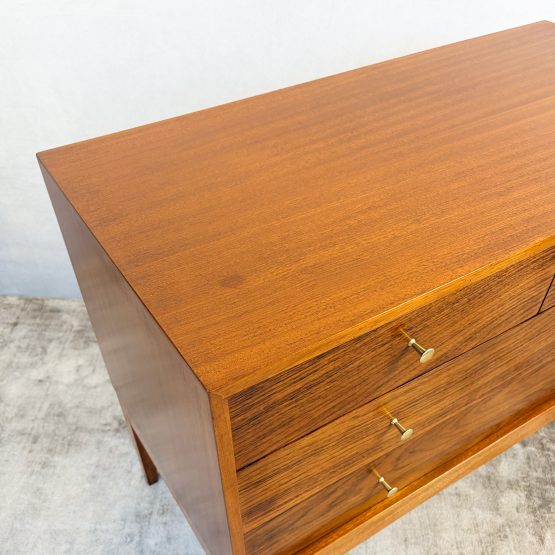 Mid Century ‘M Range’ Walnut Chest of Drawers by Peter Hayward for Uniflex