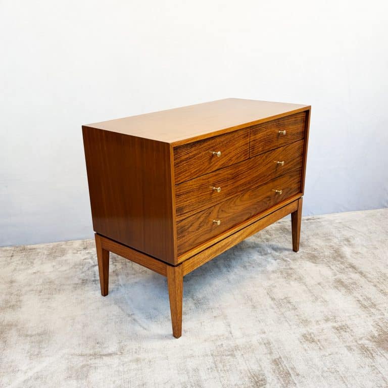 Mid Century ‘M Range’ Walnut Chest of Drawers by Peter Hayward for Uniflex