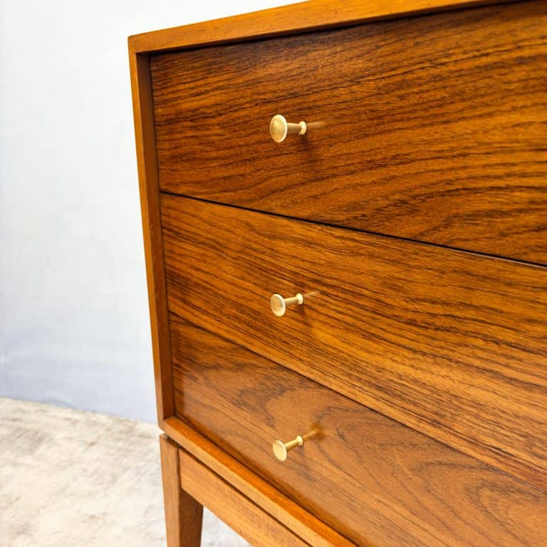 Mid Century ‘M Range’ Walnut Chest of Drawers by Peter Hayward for Uniflex