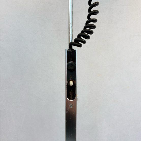 Mid Century Adjustable Chrome Floor Lamp by Ronald Holmes for Conelight