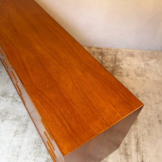 Danish Modern Teak 8 Drawer Sideboard c.1960s