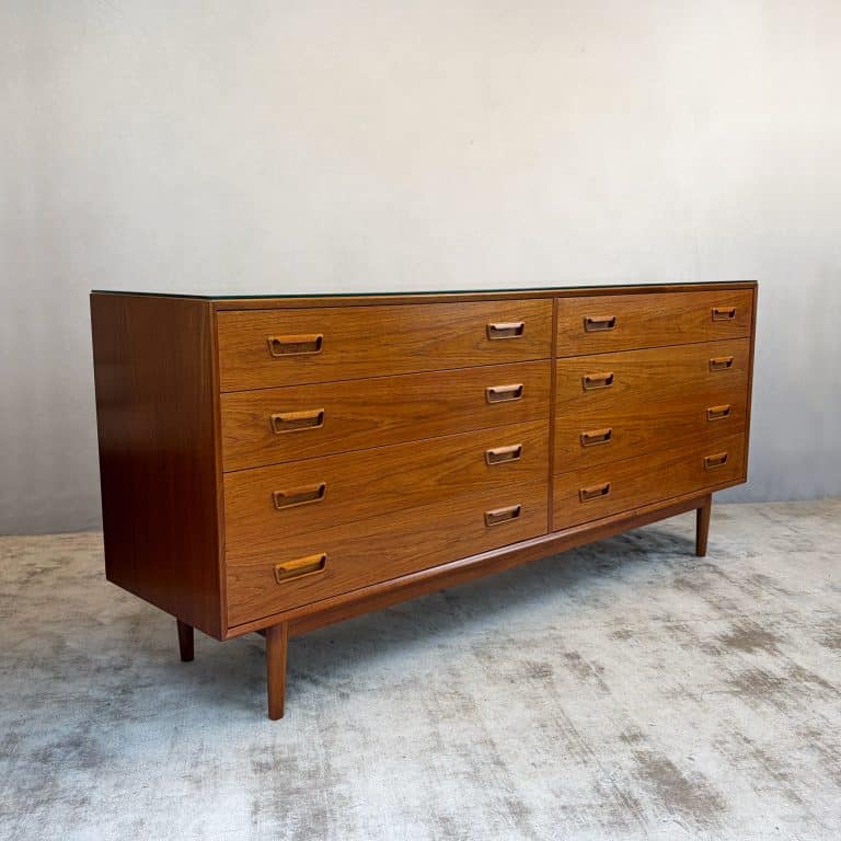 Danish Modern Teak 8 Drawer Sideboard c.1960s