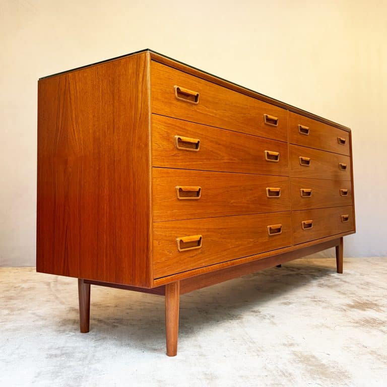 Danish Modern Teak 8 Drawer Sideboard c.1960s