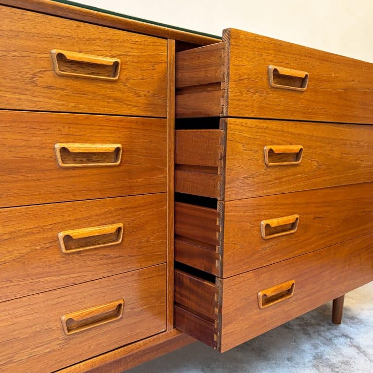 Danish Modern Teak 8 Drawer Sideboard c.1960s
