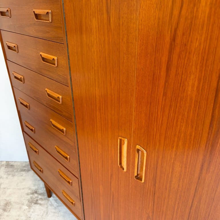 Danish Modern Teak Gentleman's Dresser Cabinet c.1960s