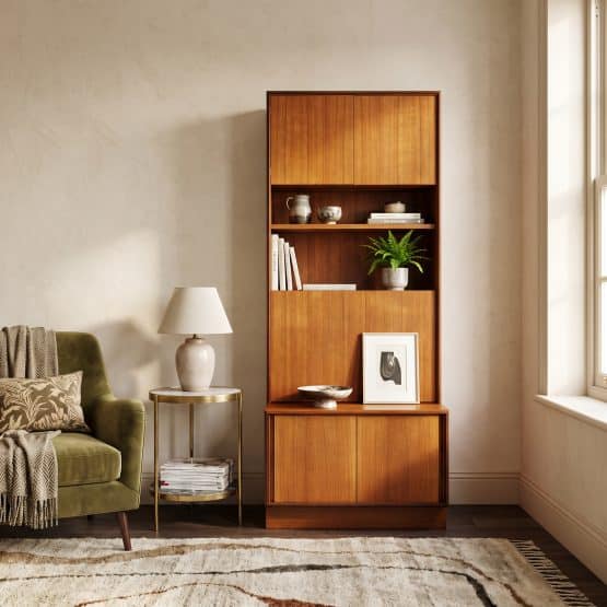 Mid Century ‘Form 5’ Teak Wall Unit by G-Plan