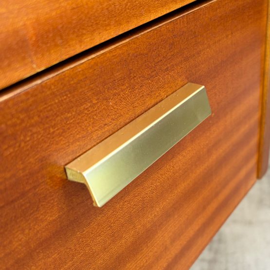 Mid Century Executive Desk by Abbess Linear, 1965