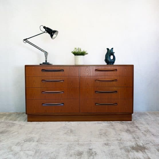 Mid Century Double Fresco Chest of Drawers by G Plan