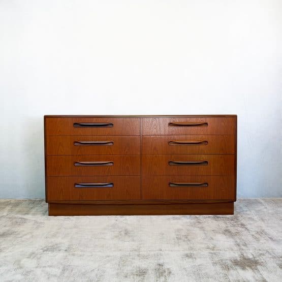 Mid Century Double Fresco Chest of Drawers by G Plan