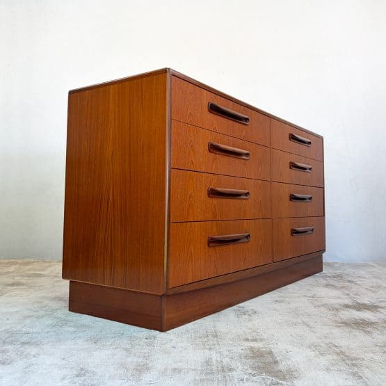 Mid Century Double Fresco Chest of Drawers by G Plan