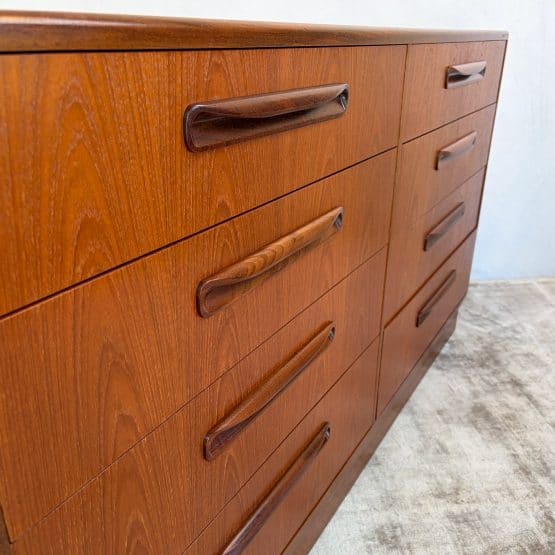 Mid Century Double Fresco Chest of Drawers by G Plan