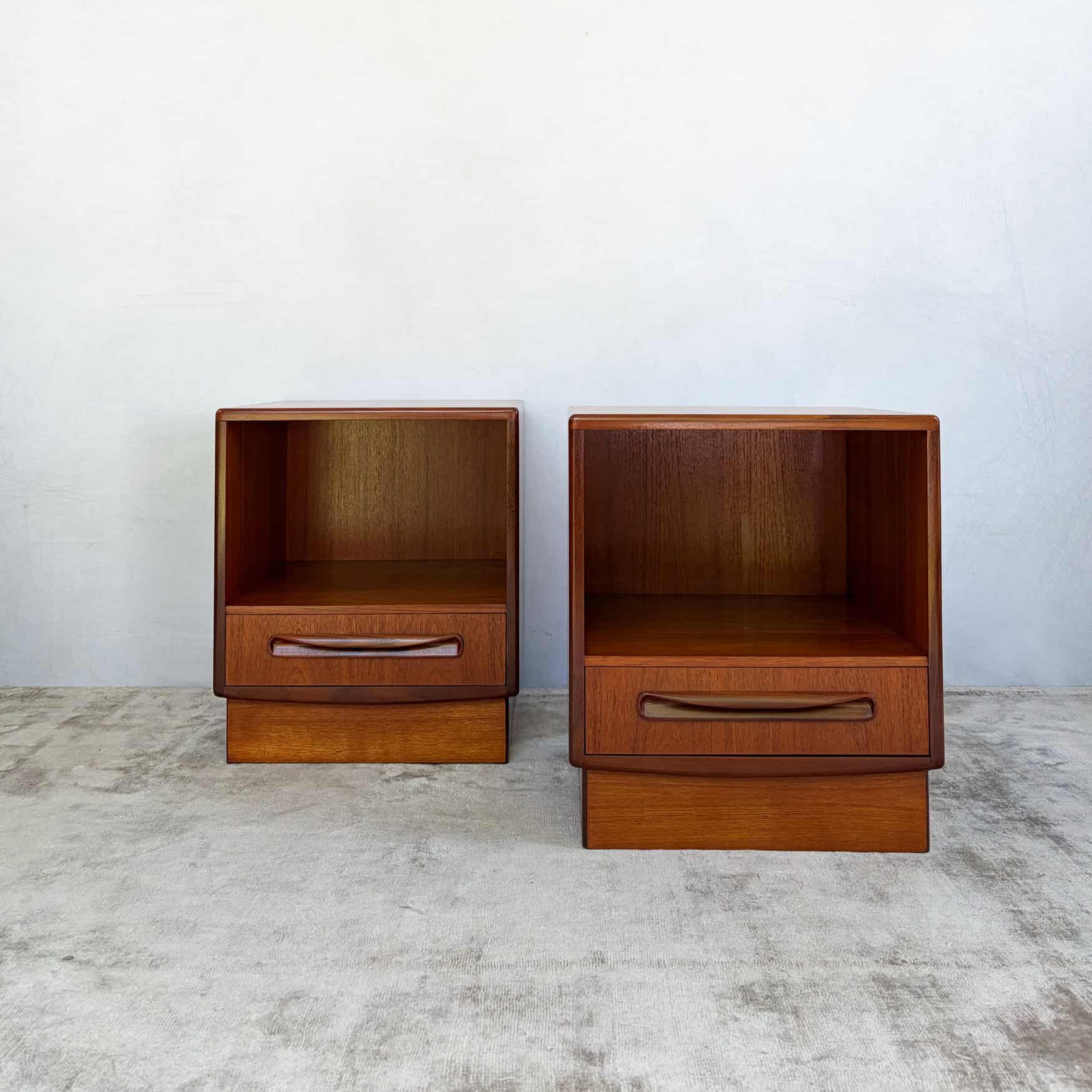 Mid Century Fresco Bedside Cabinets by G Plan