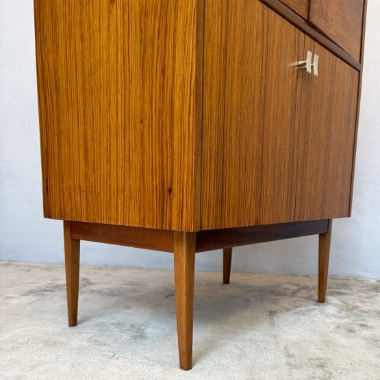 Mid Century Walnut Metamorphic Cocktail Cabinet c.1950s