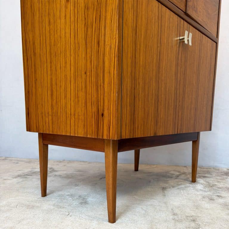 Mid Century Walnut Metamorphic Cocktail Cabinet c.1950s