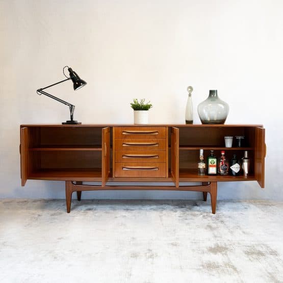 Mid Century Teak Fresco Sideboard By G-Plan
