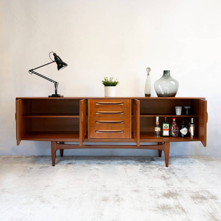 Mid Century Teak Fresco Sideboard By G-Plan
