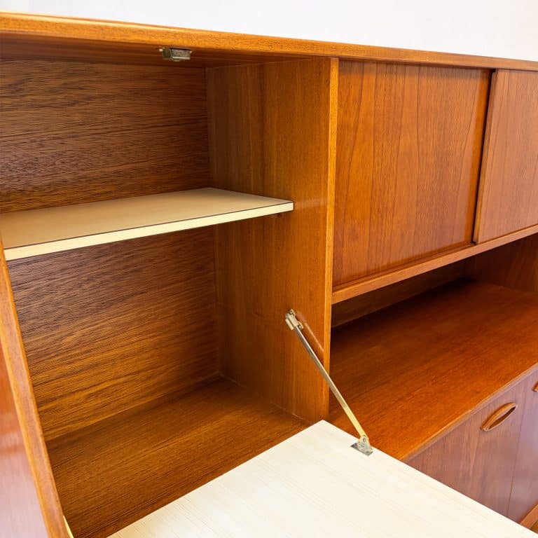 Mid Century Teak Highboard Drinks Cabinet by Jentique