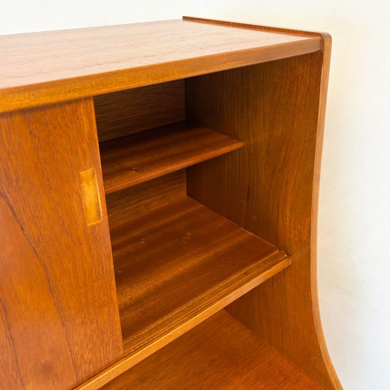 Mid Century Teak Highboard Drinks Cabinet by Jentique
